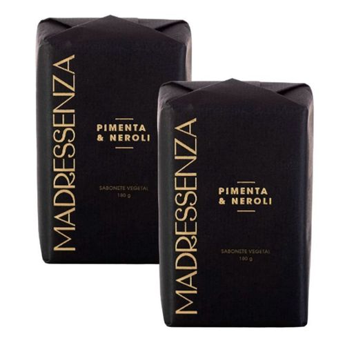 Kit 2 Sabonetes Em Barra Pimenta & Neroli Madressenza 180G