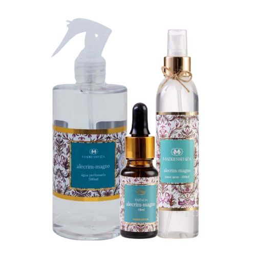 KIT Home Spray+Essência+Água Perfumada de Alecrim Madressenza 500ml 500ml