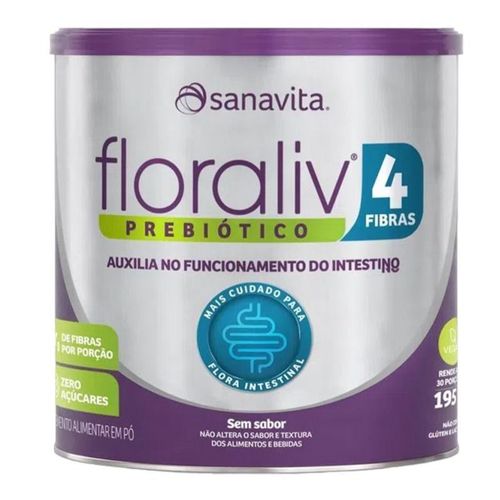 Floraliv 4 Fibras Sanavita 195g Floraliv 4 Fibras Sanavita 195g