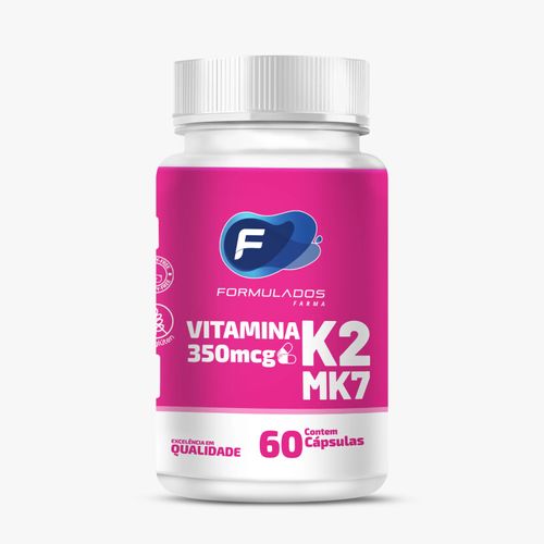 Vitamina K2 Mk7 350mcg 60 Cápsulas