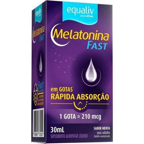 Suplemento Alimentar Em Gotas Melatonina Fast Equaliv - 30ml