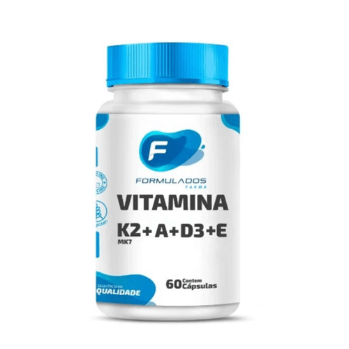 Composto KADE – Vitamina K2 + A + D3 + E – 60 Cápsulas