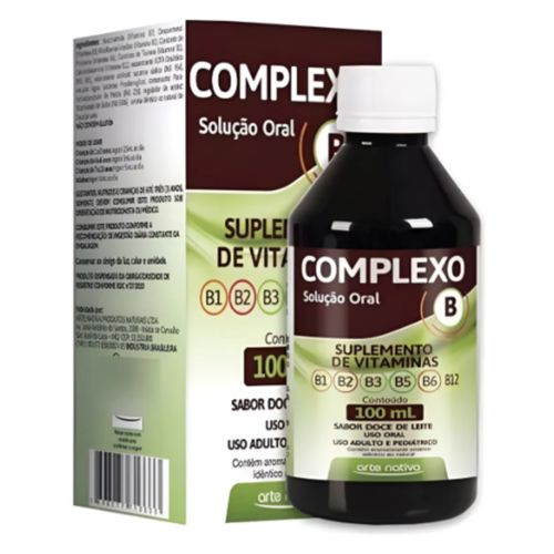 Complexo B Solução 100mL Vitamina Infantil Uso Oral