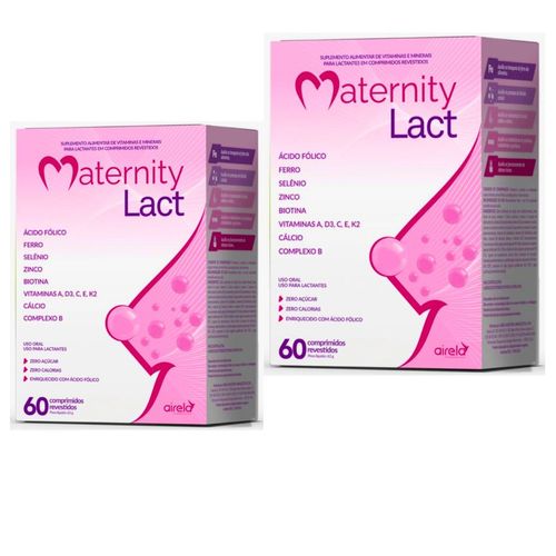 Maternity Lact 60 Comprimidos Revestidos Kit 2 Unidades Maternity Lact 60 Comprimidos Revestidos Kit 2 Unidades