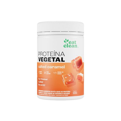 Proteína Vegetal Salted Caramel - 600G Salted Caramel - 600G Proteína Vegetal Salted Caramel - 600G Salted Caramel - 600G