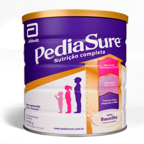 Pediasure Suplemento Alimentar Baunilha 850g