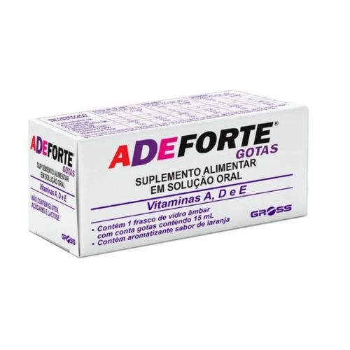 Adeforte Gotas Suplemento Alimentar Gross 15ml