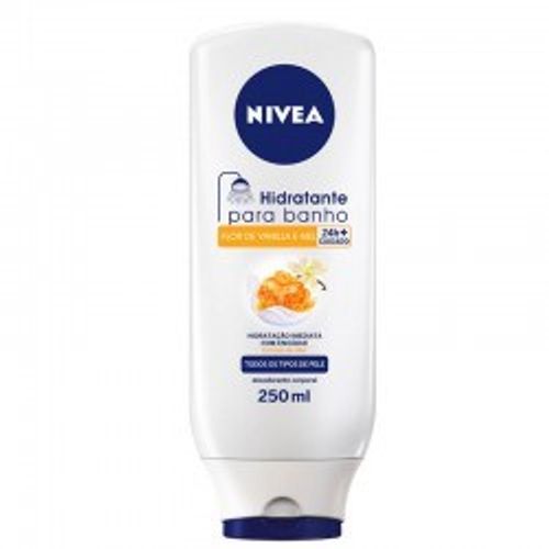 Hidratante-Desodorante-para-Banho-Nivea-Flor-de-Vanilla-e-Mel-250ml Hidratante-Desodorante-para-Banho-Nivea-Flor-de-Vanilla-e-Mel-250ml