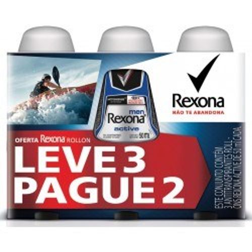 Desodorante-Rexona-Rollon-Active-50ml-Leve-3-Pague-2 Desodorante-Rexona-Rollon-Active-50ml-Leve-3-Pague-2