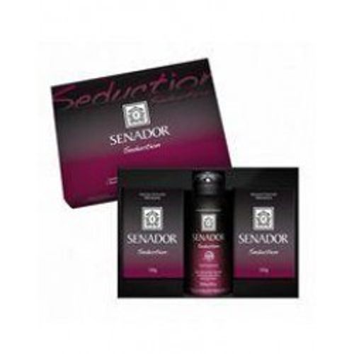 KIT-SENADOR-SEDUCTION-C--2SABONETES--1DESODORANTE-AEROSOL KIT-SENADOR-SEDUCTION-C--2SABONETES--1DESODORANTE-AEROSOL