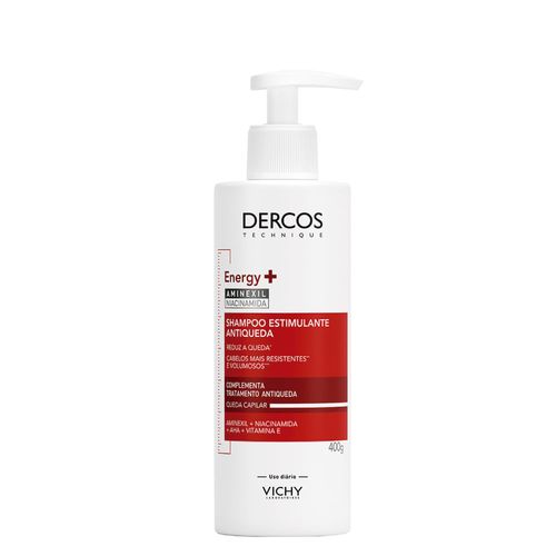 Shampoo Vichy Dercos Energy+ Estimulante Antiqueda Fortalecedor 400g 400 g