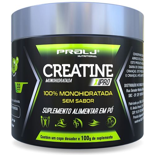 Creatina Monohidratada XPRO 100g Prolj Nutritional CREATINE MONOHIDRATADA XPRO 100G
