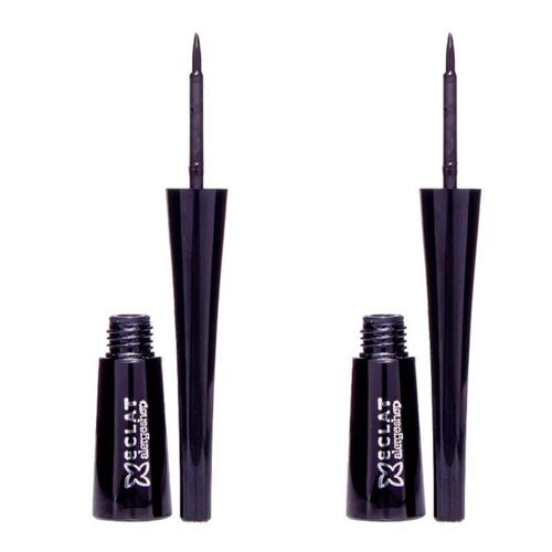 KIT 2 Delineadores Líquidos Preto Eclat Alergoshop KIT 2 Delineadores Líquidos Preto Eclat Alergoshop