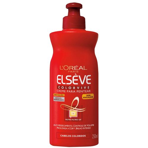 Creme-para-Pentear-Elseve-Colorvive-250ml Creme-para-Pentear-Elseve-Colorvive-250ml