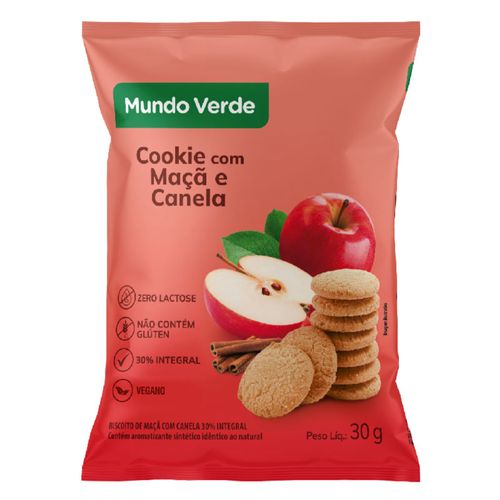 Cookie com Maçã e Canela Mundo Verde 30g