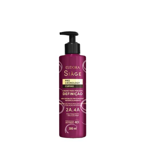 Creme para Pentear Eudora Siàge Pro Cronology Curvas Definição 300ml 300 ml