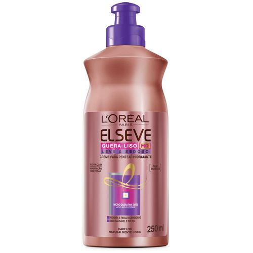 Creme-para-Pentear-Elseve-Quera-liso-Hidratante-400ml Creme-para-Pentear-Elseve-Quera-liso-Hidratante-400ml