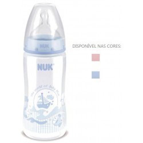 Mamadeira-Nuk-Rose---Blue-300ml Mamadeira-Nuk-Rose---Blue-300ml