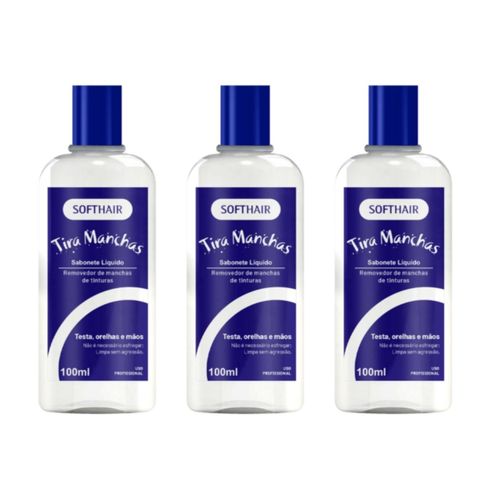 3un Tira Manchas Soft Hair Líquido Tintura De Cabelo Na Pele