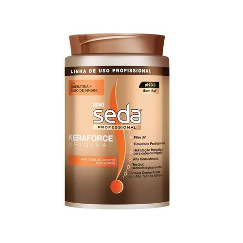 Seda-Creme-Tratamento-Keraforce-Original-6x1kg-Unilever Seda-Creme-Tratamento-Keraforce-Original-6x1kg-Unilever