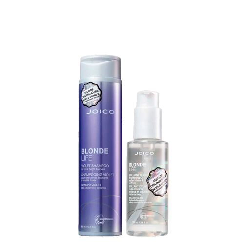Kit Joico Cuidado com Loiros - Shampoo 300ml + Óleo 100ml Kit Kit Joico Cuidado com Loiros - Shampoo 300ml + Óleo 100ml Kit