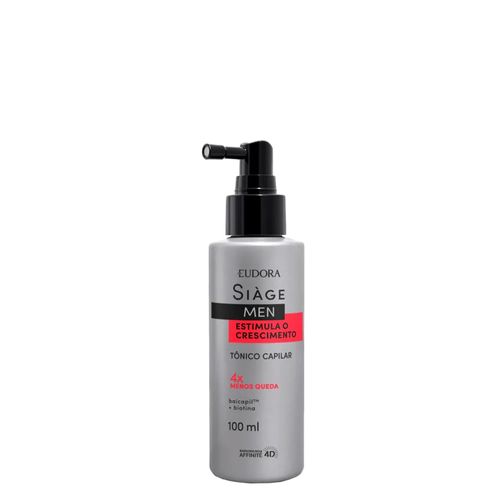 Tônico Capilar Eudora Siàge Estimula o Crescimento Men 100ml Tônico Capilar Eudora Siàge Estimula o Crescimento Men 100 ml