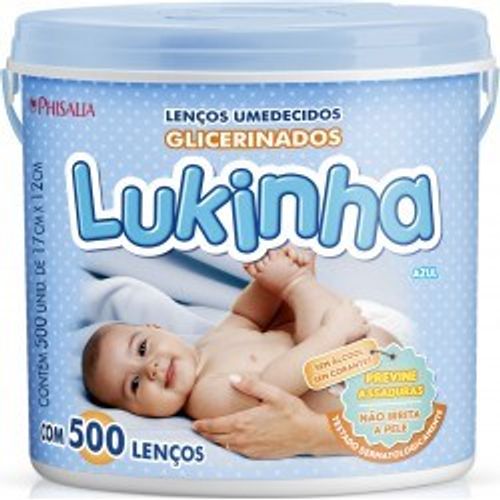 Lencos-Umedecidos-Lukinha-Azul-com-500-Unidades Lencos-Umedecidos-Lukinha-Azul-com-500-Unidades