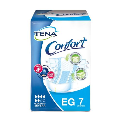 Fralda Geriátrica Tena Confort Tamanho EG - 07 unidades Fralda Geriátrica Tena Confort Tamanho EG - 07 unidades
