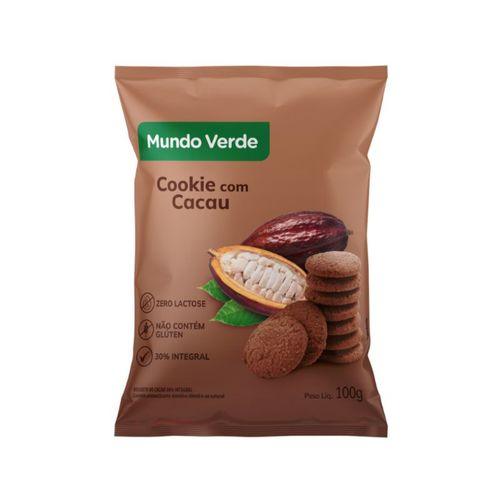 Cookie com cacau Mundo Verde 100g Cookie com cacau Mundo Verde 100g