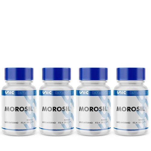 Kit 4 frascos de Morosil 500mg 30 caps Kit 4 frascos de Morosil 500mg 30 caps