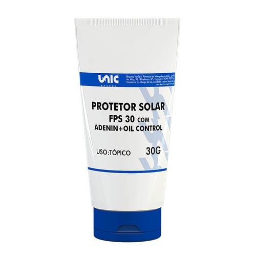 Protetor solar FPS 30 com Adenin 0,1%+ Skin Oil Control 3% 30g