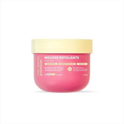 Labotrat Meu Banho Premium Belle Pink Mousse Esfoliante 240g
