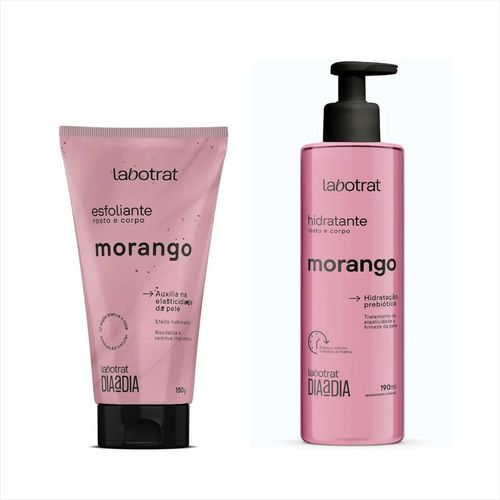 Kit Labotrat Morango Esfoliante 150g + Hidratante 190g Kit Labotrat Morango Esfoliante 150g + Hidratante 190g