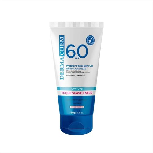 Dermachem Protetor Solar Facial FPS 60 40g