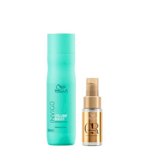 Kit Wella Professionals Invigo Volume Boost- Shampoo 250 Ml+ Óleo 30ml Kit Kit Wella Professionals Invigo Volume Boost- Shampoo 250 Ml+ Óleo 30ml Kit