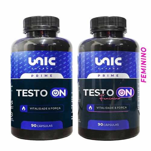 Kit Testo On - Masculino e Feminino 90 Cáps Kit Testo On - Masculino e Feminino 90 Cáps