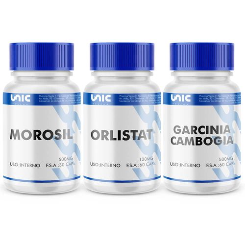 Kit Morosil, Garcinia e Orlistat 120mg