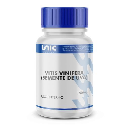 Vitis Vinifera (Semente De Uva) 150Mg - 60 Cápsulas 60 Cápsulas Vitis Vinifera (Semente De Uva) 150Mg - 60 Cápsulas 60 Cápsulas
