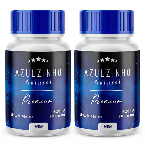 Kit 2 Frascos De Azulzinho Natural - 30 Doses (Cada)