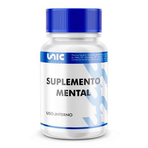 Suplemento Mental (Disposição e Memória) 30 Cáps Suplemento Mental (Disposição e Memória) 30 Cáps