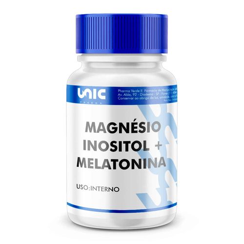 Magnésio Inositol + Melatonina 30cáps Magnésio Inositol + Melatonina 30cáps