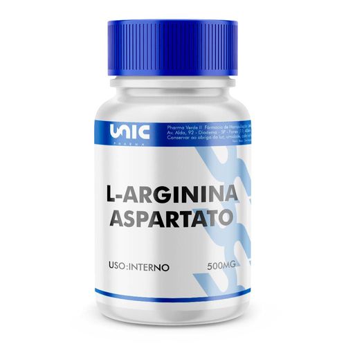 L Arginina Aspartato 500Mg - 100 Cápsulas