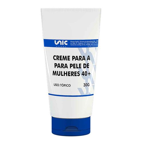 Creme Auxiliar indicado para mulheres Acima de 40 anos 30g