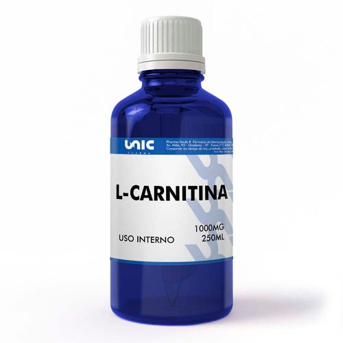 L-Carnitina 250 ml L-Carnitina 1000mg 250 ml - transforma gordura em energia