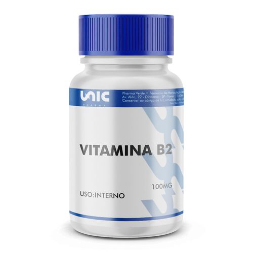 Vitamina b2 100mg 100 Cápsulas Vitamina b2 100mg 100 Cápsulas