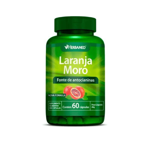 Laranja Moro 500mg C/60 Cápsulas - Herbamed Laranja Moro 500mg C/60 Cápsulas - Herbamed