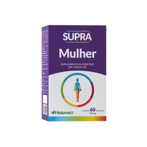 Supra mulher 500mg C/60 Cápsulas - Herbamed Supra mulher 500mg C/60 Cápsulas - Herbamed