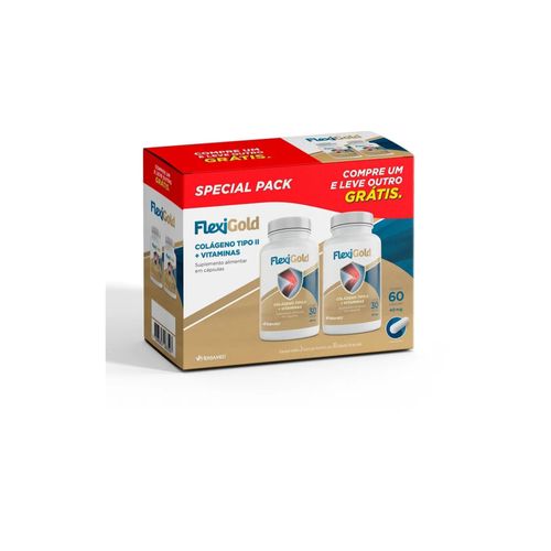 Flexigold Colágeno Tipo II C/60 Cápsulas Flexigold Colágeno Tipo II C/60 Cápsulas