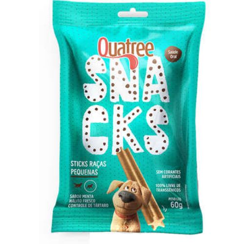 Quatree Snacks Raças Pequenas - Menta - 60g 60g