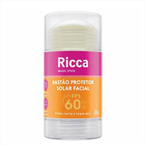 Ricca Bastão Protetor Solar FPS60 20g